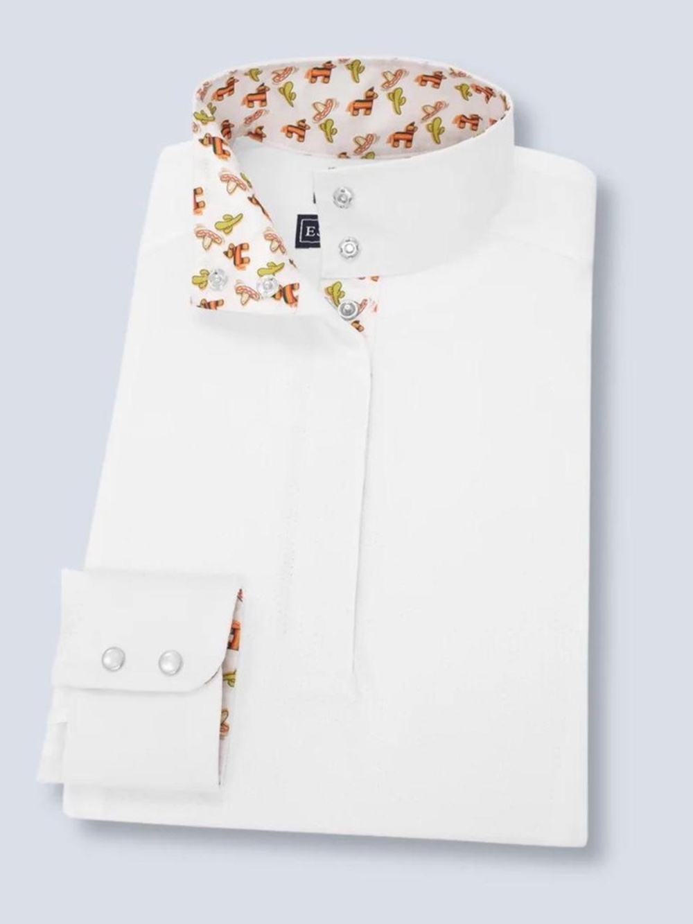 Essex Classics Talent Yarn Long Sleeve Show Shirt with Piñata Collar